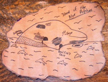 island of the blue dolphins map project